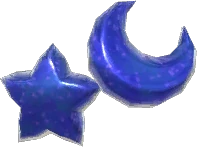 Aretes de luna y estrella